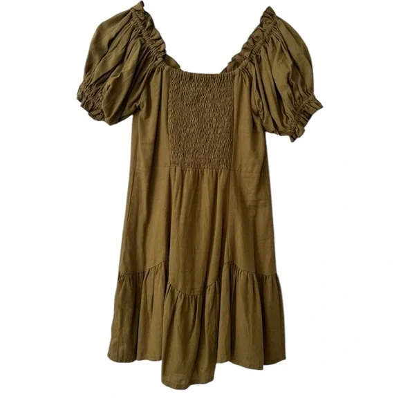 Jens Pirate Booty x Free People Night Bird Linen Dress size Medium - Picture 5 of 6